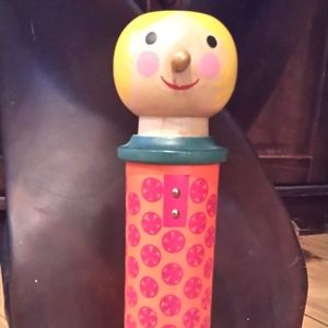 German Mädchen Spardose (wooden girl bank)